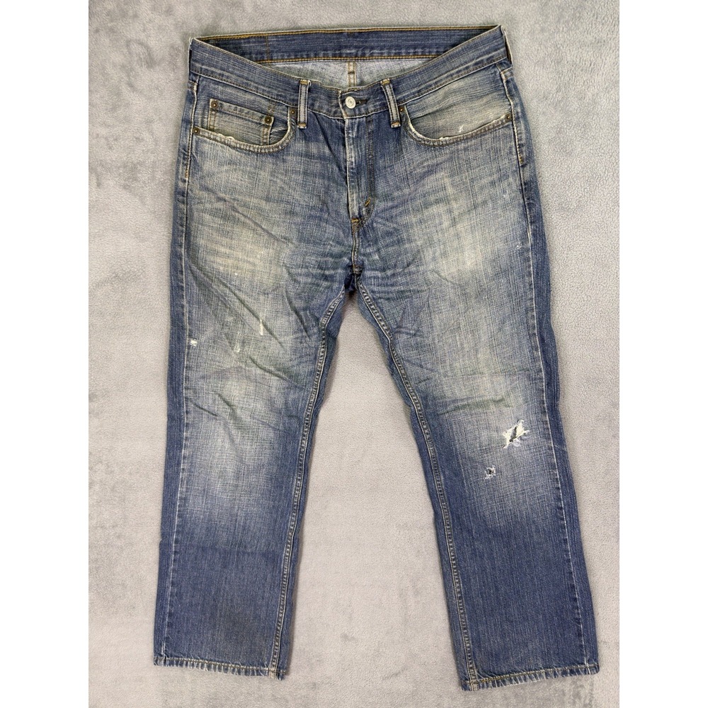 Levis 559 Jeans Mens 33x30 Blue Straight Relaxed Medium Wash Denim Mid Rise